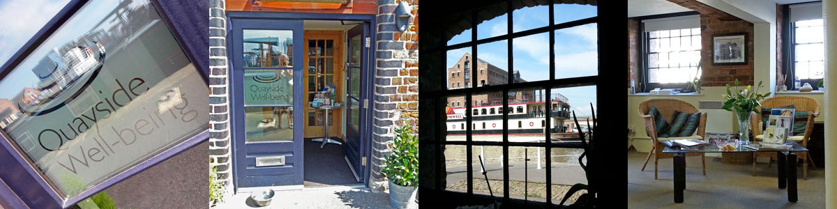 Views of Quayside Well-being in Gloucester Docks